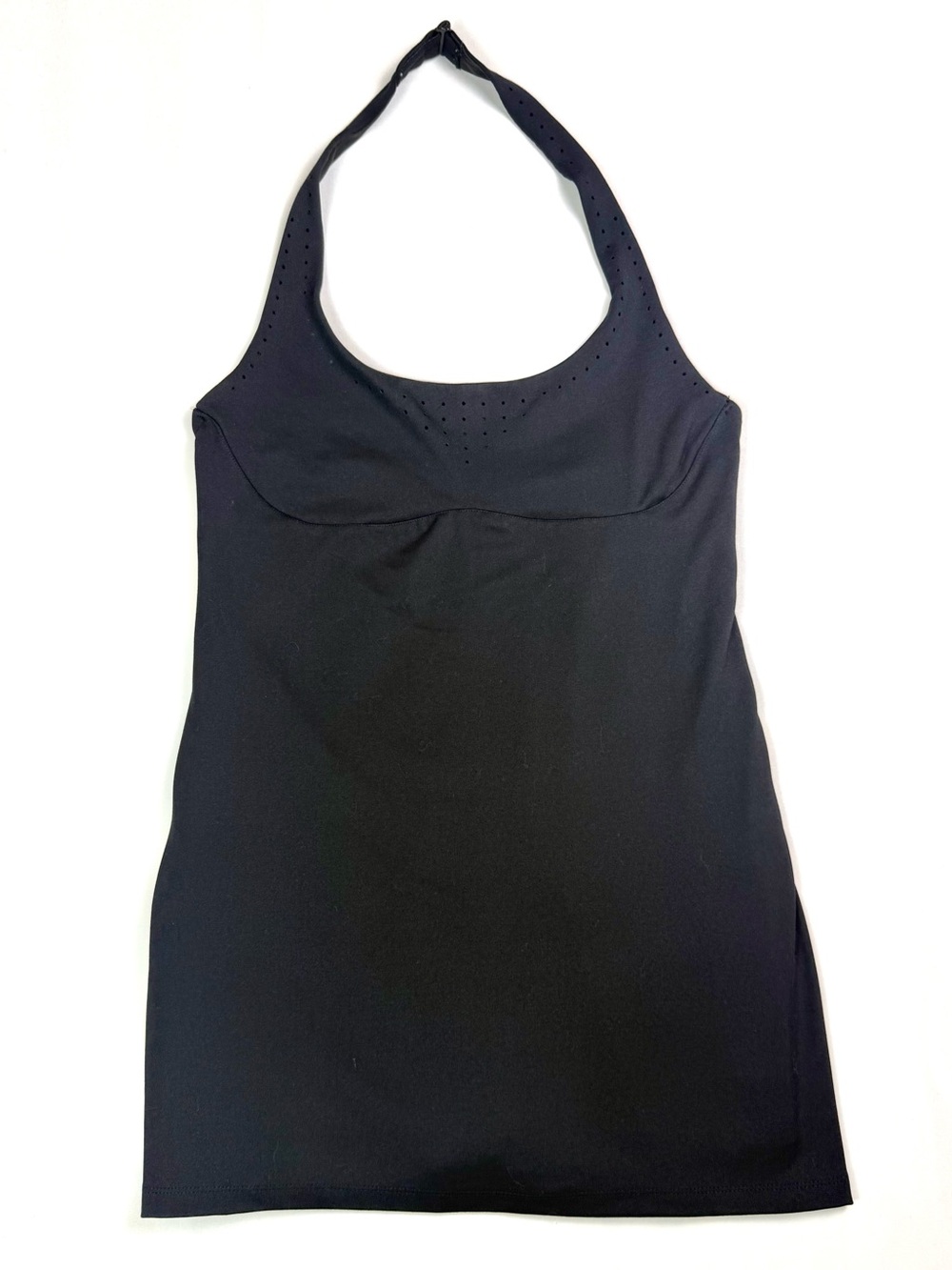 Victoria’s Secret VSX Essential Perforated Halter Athletic Dress Black M
